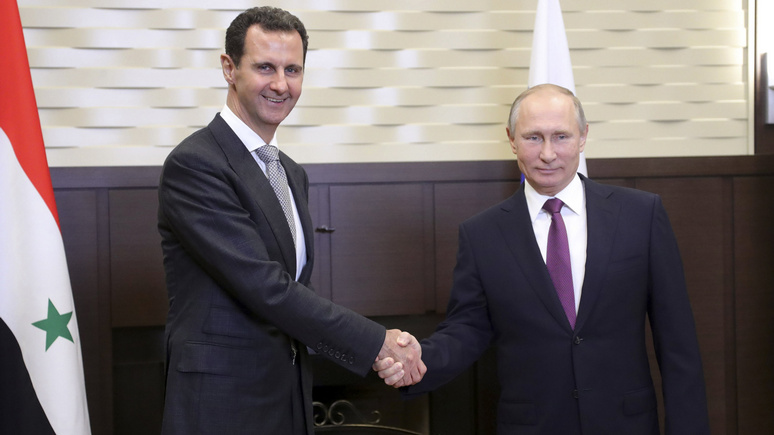 Russian President Putin meets with Syrian President al-Assad in Sochi